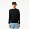 Pullovers | LACOSTE Pull A Col Rond En Coton Uni