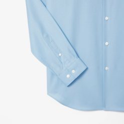 Chemises | LACOSTE Chemise Regular Fit Unie En Coton Premium