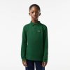 Vetements Garcon | LACOSTE Polo Regular Fit A Manches Longues Enfant Lacoste En Petit Pique Uni