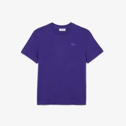 T-Shirts | LACOSTE T-Shirt Avec Crocodile En Relief Sur La Poitrine