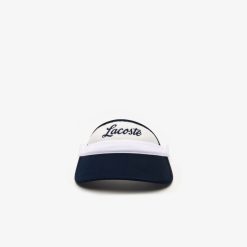 Chapeaux & Casquettes | LACOSTE Visiere Golf Ajustable Avec Marquage Lacoste