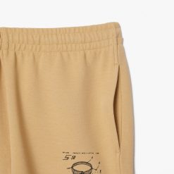 Pantalons & Shorts | LACOSTE Short Jogger En Pique Double-Face Imprime