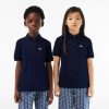 Vetements Fille | LACOSTE Polo Enfant Lacoste Regular Fit En Petit Pique Uni