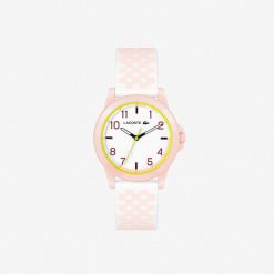 Accessoires | LACOSTE Montre 3 Aiguilles Rider Bracelet En Silicone Avec Imprime Rose