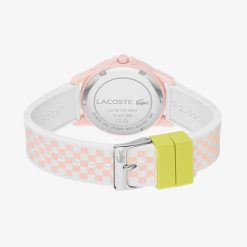 Accessoires | LACOSTE Montre 3 Aiguilles Rider Bracelet En Silicone Avec Imprime Rose