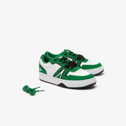 Sneakers | LACOSTE Sneakers L001 Homme En Cuir Enduit