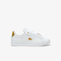 Sneakers | LACOSTE Sneakers Carnaby Pro Femme Lacoste En Cuir Avec Detail Metallique