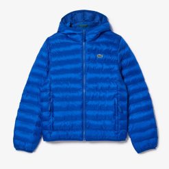 Manteaux & Vestes | LACOSTE Doudoune Homme Lacoste Matelasse Avec Capuche