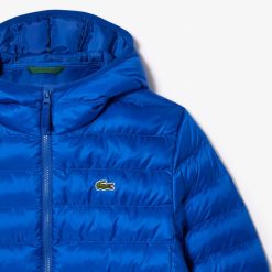 Manteaux & Vestes | LACOSTE Doudoune Homme Lacoste Matelasse Avec Capuche