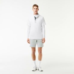 Vetements De Sport | LACOSTE T-Shirt Sport Manches Longues En Fibres Recyclees