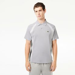 Polos | LACOSTE Polo Homme Lacoste Color-Block En Petit Pique De Coton