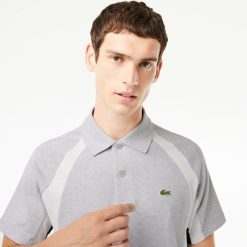 Polos | LACOSTE Polo Homme Lacoste Color-Block En Petit Pique De Coton