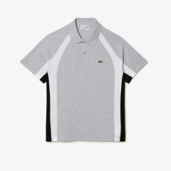 Polos | LACOSTE Polo Homme Lacoste Color-Block En Petit Pique De Coton