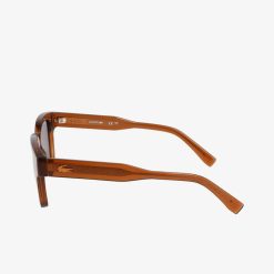 Lunettes De Soleil | LACOSTE Lunettes De Soleil L.12.12 Trim Ovales