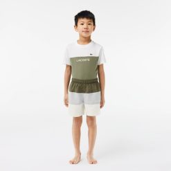 Vetements Garcon | LACOSTE Short De Bain Color-Block