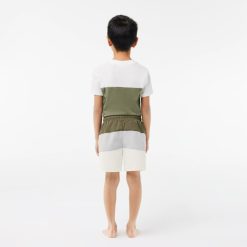 Vetements Garcon | LACOSTE Short De Bain Color-Block