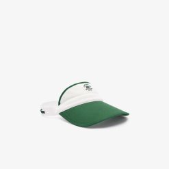 Chapeaux & Casquettes | LACOSTE Visiere Golf En Petit Pique De Coton