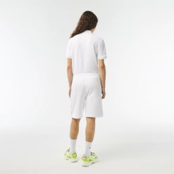 Pantalons & Shorts | LACOSTE Short Jogger Homme Lacoste En Molleton De Coton