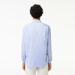 Chemises | LACOSTE Chemise Regular Fit En Coton A Rayures