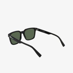 Lunettes De Soleil | LACOSTE Lunettes De Soleil Rubbery Stripes Rectangulaires