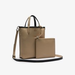 Sacs A Main & Cabas | LACOSTE Sac Cabas Reversible Anna En Toile