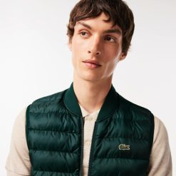 Manteaux & Vestes | LACOSTE Doudoune Homme Lacoste Sans Manche Deperlante Avec Rembourrage