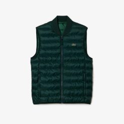 Manteaux & Vestes | LACOSTE Doudoune Homme Lacoste Sans Manche Deperlante Avec Rembourrage