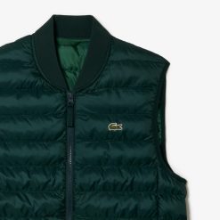 Manteaux & Vestes | LACOSTE Doudoune Homme Lacoste Sans Manche Deperlante Avec Rembourrage