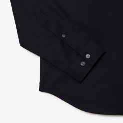 Chemises | LACOSTE Chemise Regular Fit Unie En Coton Premium