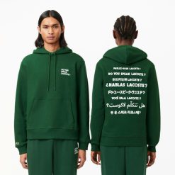 Sweatshirts | LACOSTE Sweatshirt Jogger A Capuche Avec Message