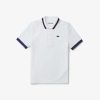 Vetements De Sport | LACOSTE Polo Sport Avec Col Raye Contraste En Pique