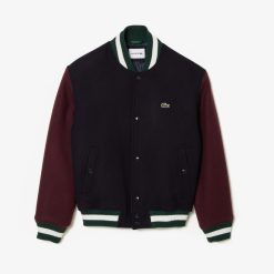 Manteaux & Vestes | LACOSTE Blouson Teddy Color-Block Avec Interieur Matelasse