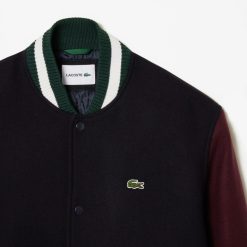 Manteaux & Vestes | LACOSTE Blouson Teddy Color-Block Avec Interieur Matelasse