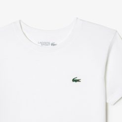 Vetements Garcon | LACOSTE T-Shirt Garcon Lacoste Sport En Coton Melange Respirant Uni