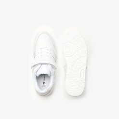 Sneakers | LACOSTE Sneakers T-Clip Velcro Femme En Cuir