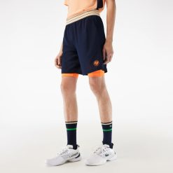 Pantalons & Shorts | LACOSTE Short Homme Sport Edition Roland Garros Avec Shorty Integre