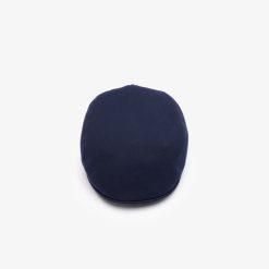 Chapeaux & Casquettes | LACOSTE Beret Unie Uni En Coton Avec Crocodile Brode