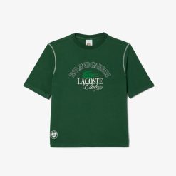 Vetements De Sport | LACOSTE T-Shirt En Coton Edition Roland Garros