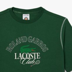 Vetements De Sport | LACOSTE T-Shirt En Coton Edition Roland Garros