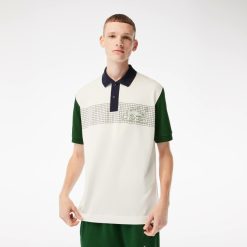 Polos | LACOSTE Polo Homme Lacoste Loose Fit En Coton Biologique