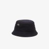 Chapeaux & Casquettes | LACOSTE Bob Unie En Pique De Coton Biologique Uni