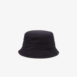 Chapeaux & Casquettes | LACOSTE Bob Unie En Pique De Coton Biologique Uni