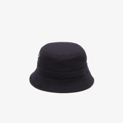 Chapeaux & Casquettes | LACOSTE Bob Unie En Pique De Coton Biologique Uni