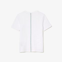 T-Shirts | LACOSTE T-Shirt Slim Fit A Col Rond En Coton Melange