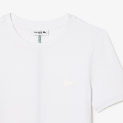 T-Shirts | LACOSTE T-Shirt Slim Fit A Col Rond En Coton Melange