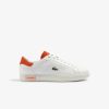 Sneakers | LACOSTE Sneakers Powercourt 2.0 Homme En Cuir Orange