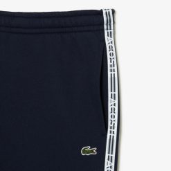 Pantalons & Shorts | LACOSTE Pantalon De Survetement Jogger Homme Lacoste Avec Bandes Siglees