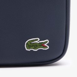 Sacoches & Pochettes | LACOSTE Sacoche Medium Zippee Lcst Croisee En Petit Pique