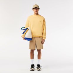 Pantalons & Shorts | LACOSTE Bermuda Elastique Relaxed Fit Effet Delave