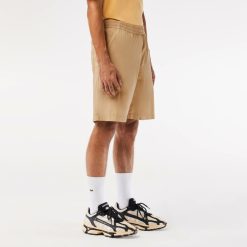 Pantalons & Shorts | LACOSTE Bermuda Elastique Relaxed Fit Effet Delave